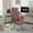Brown(Fixed Armrest), variant on Big and Tall Office Chair, Ergonomic PU Leather Executive Computer Chair with Footrest, Pocket Spring Support, 350 LBS Capacity, For Home Office, Brown