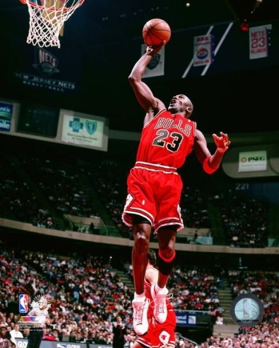 Michael Jordan 1997-98 Action Photo Print (8 x 10) - Walmart.com