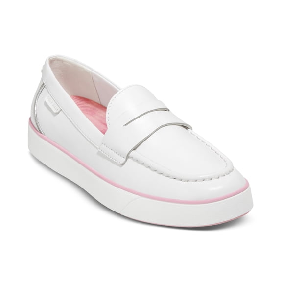 Cole Haan Womens Nantucket 2.0 Penny Lo Ikat Pink, Optic White 6M