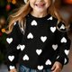 thumbnail image 2 of Manga larga vestido de línea para las mujeres imprimir casual suelto sudadera con capucha, forrado de lana cálido manga larga cuello redondo suéter para invierno otoño uso diario, 2 of 8