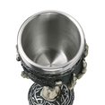 thumbnail image 3 of Taza de acero inoxidable con forma de calavera de vino, 200 ml, para fiesta de Halloween, 3 of 5