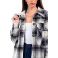 thumbnail image 4 of Chandra Plaid Shacket - Women's Long Sleeve Button-Down Jacket, 4 of 4
