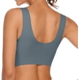 thumbnail image 3 of Sujetador sin aros para mujer, bustier para dormir, top de encaje, bralette sin aros, camiseta clásica, copas de sujetador, bralette cómodo, suave y sin costuras, 3 of 3