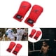 thumbnail image 4 of Guantes Sanda de boxeo premium con palma de cuero, guantes de karate para fitness, gimnasio, hombres y mujeres. Rojo, 4 of 8