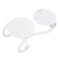 thumbnail image 3 of Flower Pot Holder, Large Inward Bending Feet 2 Plant Flower Iron Stand  For Corner Balcony For Garden For Living Room, 3 of 8