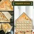 Free Shipping! Christmas Advent Calendar, Light Up Manger Scene