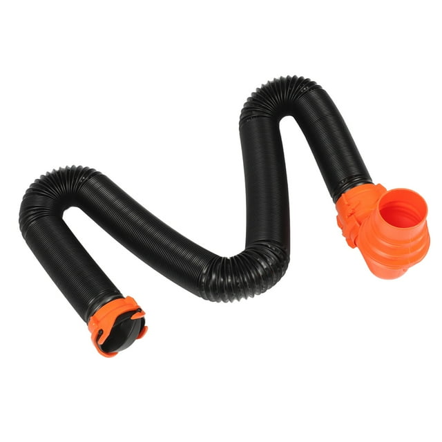 RV Sewer Hose Extension Kit, RV Sewer Hose PP Material 90 Swivel Fitting, RV Sewer Hose Kit Suitable for Motorhome Caravan Compress for RV Storage and Organization