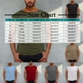 thumbnail image 2 of Aofany Men's Tank Tops Big and Tall Summer Solid Tank Top Workout Sports Sleeveless Round Neck T-shirt Tank Top/shirt Blouses, 2 of 2