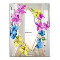 thumbnail image 3 of DESIGN ART Designart 'Efflorescent Gold Blue 2' Traditional Mirror - Vanity Printed Mirror 27.5in.x39.5in., 3 of 5
