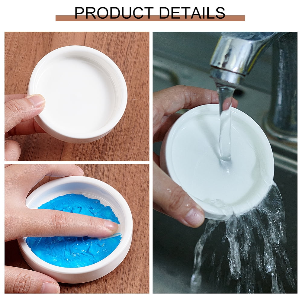 Five-layer Ceramic Ink Dish for Watercolor Mixing Palette Paint White 83x95mm diy