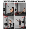 thumbnail image 3 of Cable Crossover Machine,Lat Pull Down Machine with Adjustable 16 Positions Dual Pulley System,Wall Mounted Pulley Tower functional traine for Home Gym Fitness, 3 of 6