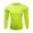 🔥 Green, variant on Dianli Men's Quick-Dry Compression Long Sleeve Shirt for Gym Training & Sports - Moisture Wicking Stretch Fit Workout Top with Breathable Fabric