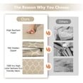 thumbnail image 3 of Goodgoods 24" x 27" Indoor & Outdoor Deep Seat Chair Cushions Set of 2, Water & Fade Resistant, Toffee Trellis, 3 of 8