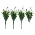 thumbnail image 2 of WRKEKC Clearance 4PC Artificial Peppermint Flowers with Realistic Green Plant And Pointed Leaf Grass, 2 of 2