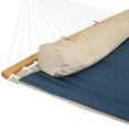 thumbnail image 7 of Sunnydaze 2-Person Quilted Polyester Spreader Bar Hammock, 440 lb - Tidal Wave, 7 of 7