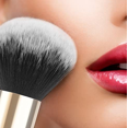 thumbnail image 5 of Brocha de maquillaje profesional, mango único, cabeza suave redonda grande para base en polvo, crema BB, herramienta de maquillaje para cosméticos, negro y dorado brillar Electrónica, 5 of 5