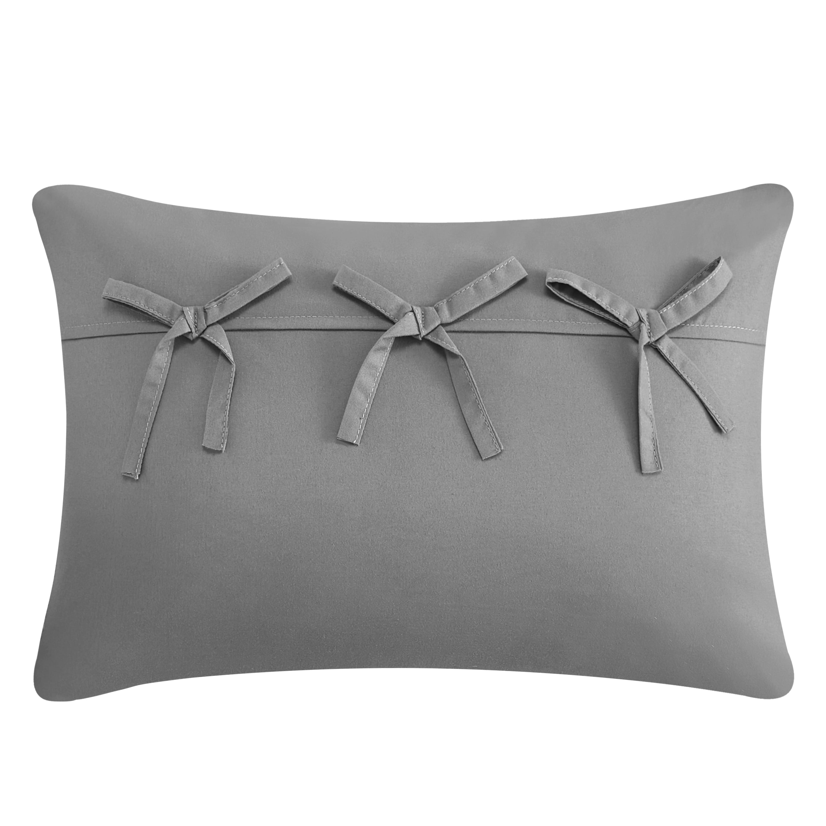 Chic Home Brye 9-Piece Embroidered Comforter Set, Queen, Gray