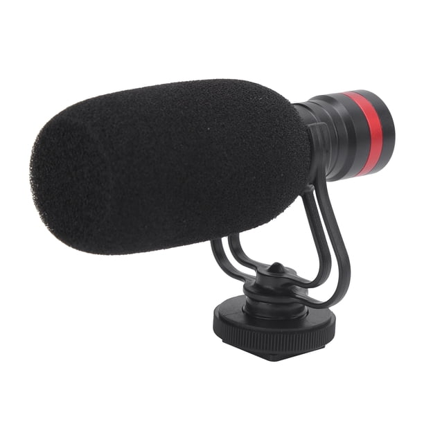 Micrófono para teléfono Jadeshay Mini micrófono EY‑86A alto para cámara Negro