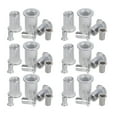 thumbnail image 4 of Aluminum Rivet Nuts,190Pcs Aluminum Rivet Nuts Rivet Nut Set Nutsert Rivet Nut Assortment Kit Best in its Class, 4 of 14