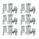 thumbnail image 4 of Inserto de tuerca remachadora roscada de cabeza plana, 190 piezas Tuercas remachables de aluminio Juego de tuercas remachadoras Kit surtido de tuercas remachadoras Nutsert Artesanía excepcional Jadeshay A, 4 of 8