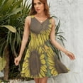 thumbnail image 7 of Sunflower Women's Tank Dress V Neck Sleeveless Summer Sundress, 7 of 7