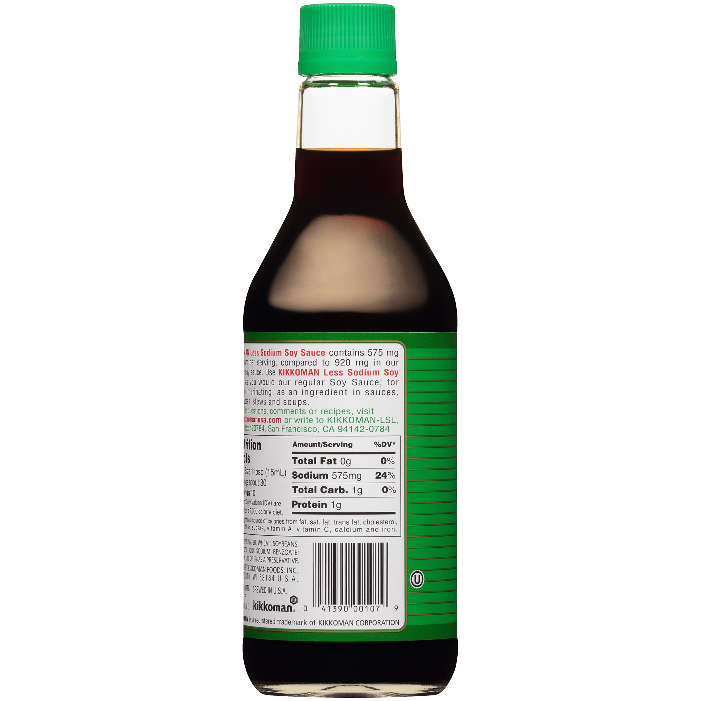 Kikkoman Less Sodium Soy Sauce, 15 oz - Walmart.com - Walmart.com Kikkoman Less Sodium Soy Sauce, 15 oz - Walmart.com - Walmart.com
