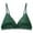 Green, variant on Women's Seamless Ice Silk Strapless Bra With Backless Design Wirefree Front Closure Bra, Size M