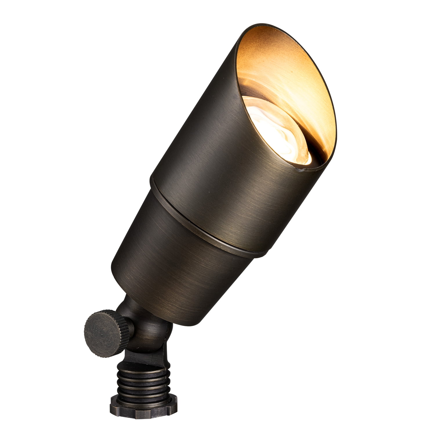 Gardenreet Mini Solid Brass Landscape Spotlight,12V Low Voltage Uplight