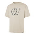 thumbnail image 2 of Men's '47 Cream Wisconsin Badgers Ravine Foundation T-Shirt, 2 of 3