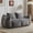 Gray, variant on MOONMISS Giant Bean Bag Chair, No Assembly Required, Ultra-Soft Plush Lounge Chair with Two Pillows, Suitable for Living Room or Bedroom, Gray
