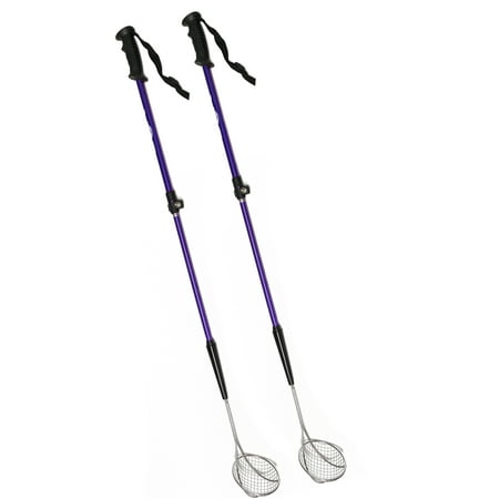 Vos Extendable Aluminum Beach Sand Scooper Skimmer Net  Blue (Set of 2)