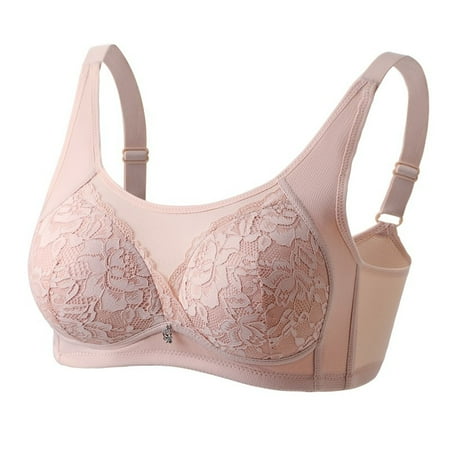 amkenre Bralettes for Women Full Figure Seamless Traceless Gathered Cups Wireless Small Chest Bras Solid Color Trendy Supersoft Underwire Sleepwear Everyday Bra Sale