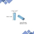 thumbnail image 2 of Uxcell 1200 Pack Glass Bugle Beads, 6x1.7mm Tube Mini Loose Glass Seed Spacer Bead for DIY (Denim Blue), 2 of 6