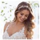 thumbnail image 1 of Diadema de boda dorada, tocado bohemio para piezas de cabello nupcial, accesorios para el cabello de boda con Halo de flor de vid de perla de cristal kaili Sencillez, 1 of 3