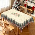 thumbnail image 2 of Nanqianyi Christmas Tree Gift Tablecloth,Waterproof Rectangle Dining Table Cover,60x120 Inch, 2 of 7