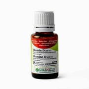 Greeniche Natural | Vitamin D Drops | 15 ML | Helps in Development & Maintenance of Bones and Teeths | Convenient Drop Formulation