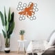 thumbnail image 5 of Adorno Decorativo Esculturas Bumble de Hierro Forjado para Jardín y Pared Naranja, 5 of 6