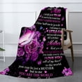 thumbnail image 2 of To My Mom Blanket - Blanket for Mom on Mothers Day, Christmas - Birthday Gifts for Mom from Daughter, Son - Letter to Mom Blanket 60" x 50", 2 of 5