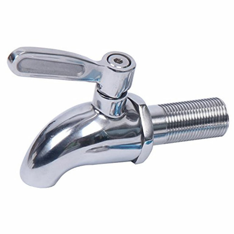 2pcs Stainless Steel Beverage Dispenser Spigots | No-Leak Replacement Taps For Juice & Beer