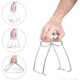 thumbnail image 3 of Kitchen Stainless Steel Folding Hot Dish Plate Clip Plate Retriever Tongs Bowl Clips Pan Dish Gripper Clips Hot Plate or Bowls Clamp Holder Tong, 3 of 5