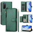 thumbnail image 1 of Étui pour TCL 30 TG avec Poche Zippée, Portefeuille Magnétique à Rabat avec 7 Emplacements pour Cartes et Dragonne, 1 of 5
