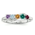 thumbnail image 2 of Sterling Silver Rhodium-plated Family Jewelry Mounting XMR86/5SSM-9 (mm x 3mm), 2 of 3