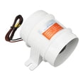 thumbnail image 2 of Electric Bilge Blower Fan,  Sealing High Output Compact 12V Inline Blower Fan Five Blade Fan High Efficiency  For Yachts, 2 of 8