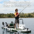 thumbnail image 4 of Sea Eagle FS1210 12’10” Inflatable FishSUP Fishing Stand-Up Paddleboard w/Paddle, Pump, Slide in Skeg & Backpack- Sit, Stand, Fish, Motor, or Troll, 4 of 4