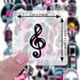 thumbnail image 6 of 35pcs-50pcs Colorful Stationery Stickers Retro Music Stickers Cool Vinyl Decals for Laptops Phones Suitcase, 6 of 9