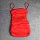 thumbnail image 4 of Vestido de verano sin mangas con cuello barco para mujer Vestido ajustado de club nocturno, Rojo, S Inevent AP1098-09B, 4 of 7