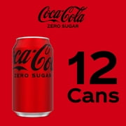 Coca-Cola Zero Sugar Soda Pop Fridge Pack Cans, 12 fl oz, 12 Pack