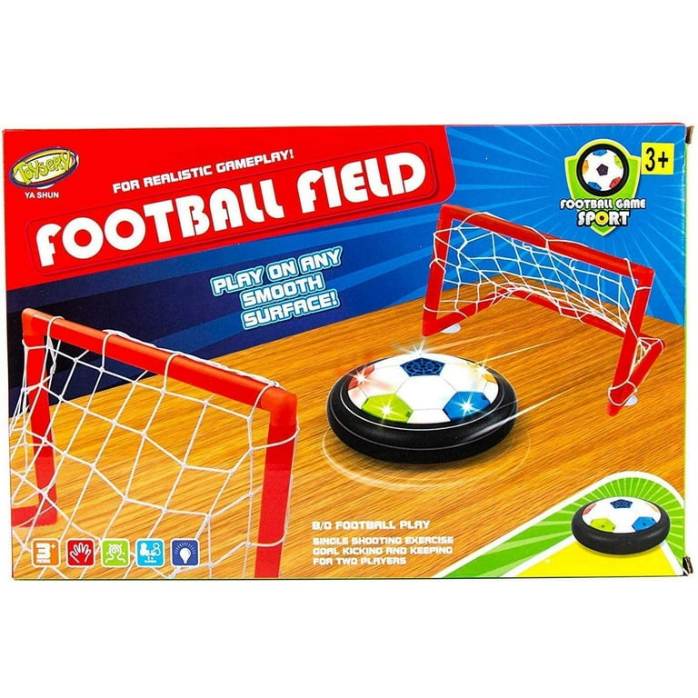 Toysery Hover Mini soccer goal set - kids soccer set - Comes with 2 Goals  with Net - kids soccer goal games – soccer ball set with two goals