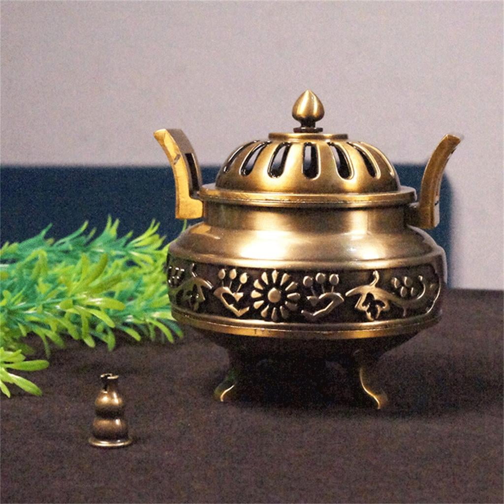 Giaone Incenses Burners Holder Ashes Catchers Coils Incenses Burners,Metal Censers