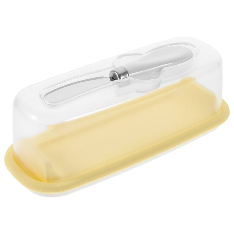 DOWAN Porcelain Butter Crock, 4.5oz Butter Keeper with Water Line, French  Butter Dish for Soft Fresh Butter, Butter Container with Lid, No More Hard
